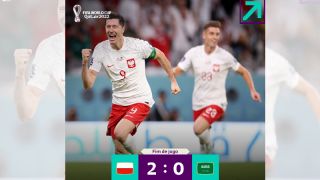 Lewandowski desencanta e Polônia espanta zebra saudita no Grupo C da Copa do Mundo