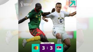 Camarões e Sérvia empatam em 3 a 3 em jogo eletrizante pelo Grupo G da Copa do Catar