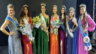 Representante de Cerrito, Bárbara Ribeiro, é eleita 1ª princesa no concurso miss integração Brasil/Uruguai