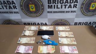 Brigada Militar prende homem por tráfico de drogas nas Dunas, em Pelotas 