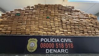 Polícia Civil apreende mais de 300 kg de maconha após perseguição e fuga na BR-386, em Triunfo