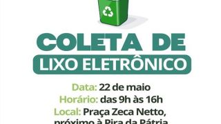 Camaquã realiza coleta de lixo eletrônico e resíduos especiais no dia 22 de maio