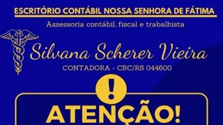 Comunicado importante do Escritório Contábil Nossa Senhora de Fátima, em Camaquã