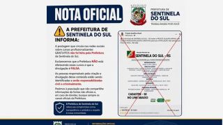 Prefeitura de Sentinela do Sul alerta para uso indevido do nome do município em divulgação de cursos gratuitos