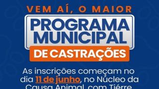 Canguçu lança maior programa de castração gratuita de cães e gatos da história do município