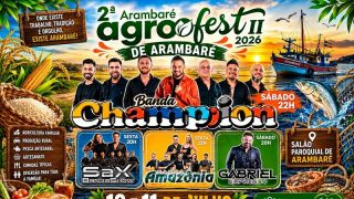 Arambaré confirma 2ª Agrofest 2026 com shows, agricultura familiar, gastronomia típica e atrações para toda a família