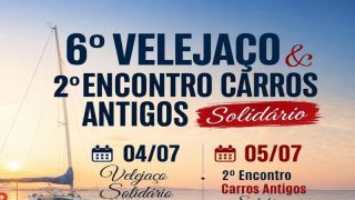 6º Velejaço Solidário e Encontro de Carros Antigos, em Barra do Ribeiro, com shows, gastronomia e diversas atrações