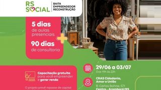 Capacitação gratuita para empreendedores chega a Arambaré com consultoria e possibilidade de capital semente