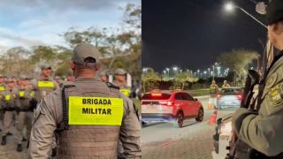 Operação Convergência mobiliza Brigada Militar em Pelotas com barreiras, patrulhamento e ações integradas de segurança