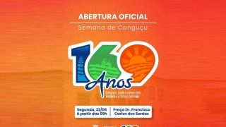 Semana de Canguçu 2026 começa nesta segunda, 22, com celebração dos 169 anos do município