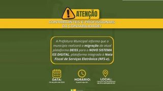 Encruzilhada do Sul promove encontro para apresentar novo sistema ISS Digital e mudanças na emissão da NFS-e