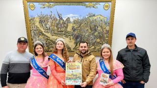 42ª Festa do Colono de Camaquã divulga programação completa e prefeito recebe convite oficial