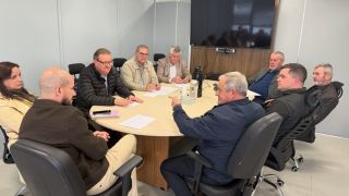 Prefeito de Candelária participa de reunião para discutir acessos ao Distrito Industrial na duplicação da RSC-287