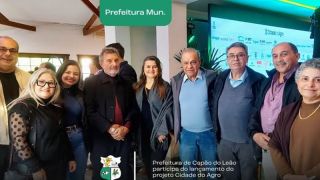 Capão do Leão participa do lançamento da Cidade do Agro, projeto que promete impulsionar o agronegócio na Metade Sul do RS