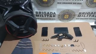 Suspeito de roubo a residência é baleado pela Brigada Militar e preso em flagrante em Pelotas