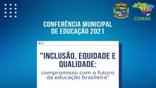 Secretaria de Educação de Cerrito e o Conselho Municipal de Educação apresentam a Conferência Municipal de Educação 2021