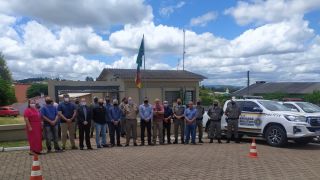 Comandante Regional do Vale do Rio Pardo realiza visita aos municípios de Amaral Ferrador e Encruzilhada do Sul