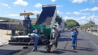 Mais um trecho de asfalto é concluído em Camaquã