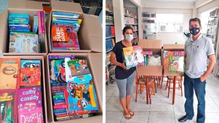 Biblioteca Pública de Pantano Grande recebe mais 300 livros