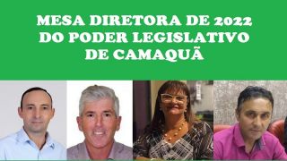 Nova Mesa Diretora do Poder Legislativo de Camaquã, toma posse nesta segunda, dia 3 de janeiro