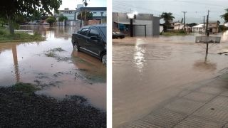 Forte chuva causa alagamento em diversas ruas de Camaquã e queda de luz na zona urbana e rural