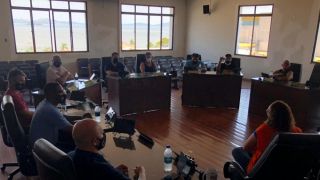 Poder Executivo de Guaíba realiza reunião com os Vereadores para avaliar a situação emergencial da cidade
