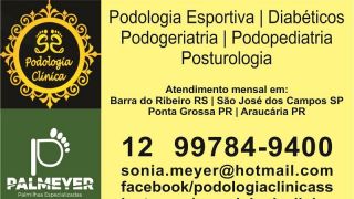 Empresa SS Podologia Clínica estará atendendo, em Barra do Ribeiro, nos dias 15 e 16 de março