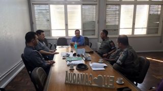 Camaquã recebe a visita do novo comandante do CRPO Sul da Brigada Militar