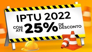 COMUNICADO: IPTU 2022 com até 25% de desconto, em Guaíba