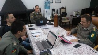 Comando Regional do Vale do Rio Pardo realiza reunião técnica, em Cachoeira do Sul