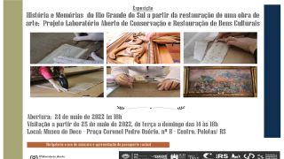 Exposição “História e Memórias do RS a partir da restauração de uma obra de arte” inaugura no dia 24 de maio