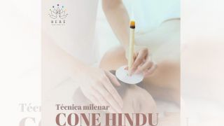 Técnica milenar Cone Hindu, você encontra no espaço Zennn da Berê