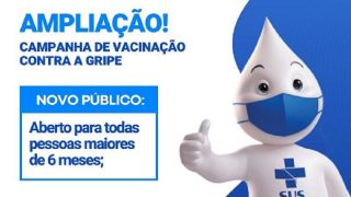 Vacinação contra a Influenza está aberta para maiores de 6 meses de idade, em Canguçu, a partir desta segunda, dia 6