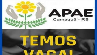 APAE Camaquã está contratando estagiário para atuar área da educação para 20 horas semanais