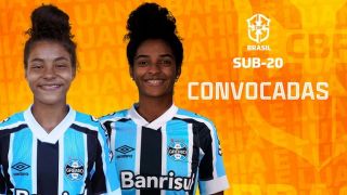 Meia Raíssa Bahia e atacante Luany, do Grêmio, são convocadas para Seleção Brasileira Sub-20
