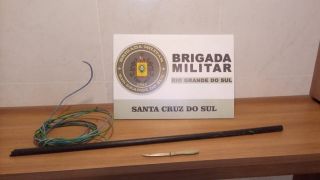 Brigada Militar realiza prisão de suspeitos por furto de fios e cabos em Santa Cruz do Sul