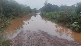 COMUNICADO – Rodovia ERS 130, no km 26, em Taquari, está bloqueada devido as fortes chuvas