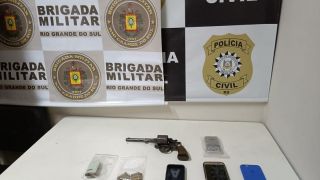 3° BPAF prende indivíduos por porte ilegal de arma de fogo, em Jaguarão
