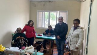 Prefeito de São Lourenço do Sul visitou o Centro de Reabilitação Laboral da Saúde Mental Lokomotiva