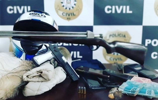 Polícia Civil prende, em Pelotas, cinco pessoas suspeitas por cometer crimes de roubo no município