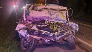 Homem morre em colisão frontal entre carro e caminhão no km 37 da ERS 135, em Sertão