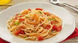 Dica de receita: Espaguete com Camarão Picante