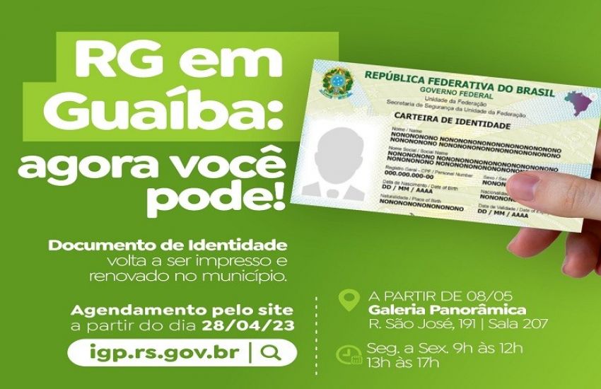 Informações e Agendamento de Carteiras de Identidade - IGP-RS