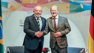 Presidente Lula e Chanceler Olaf Scholz se encontram na reunião do G7 e acertam agendas