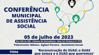 Conferência Municipal da Assistência Social ocorre em julho, em Tapes