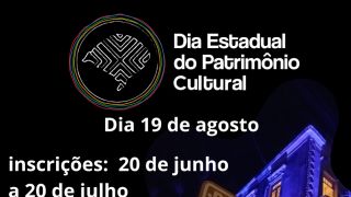 Coordenadoria de Cultura de São Lourenço do Sul promove o Dia do Patrimônio Cultural no dia 19 de agosto