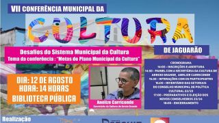 Vem aí a Conferência Municipal da Cultura, em Jaguarão: metas do plano municipal em destaque!