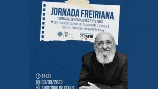 Desafio Pré-Universitário da UFPel promove Jornada Freiriana neste sábado, dia 30 de setembro