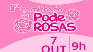 Outubro Rosa, com a 3ª Caminhada das PodeRosas, ocorre em Tapes, será no dia 7 de outubro, às 9 horas