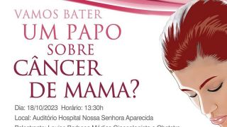 Hospital Nossa Senhora Aparecida de Camaquã realiza palestra sobre câncer de mama